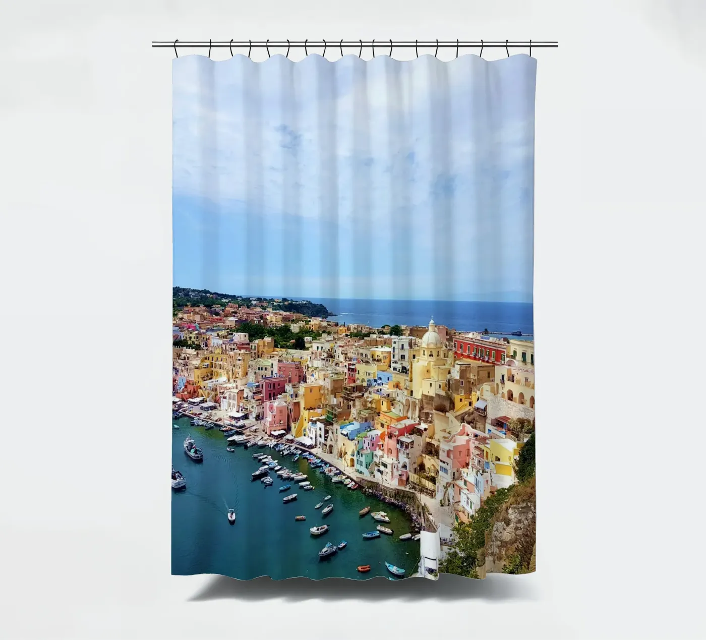 Procida douchegordijn van Massimo Frascogna