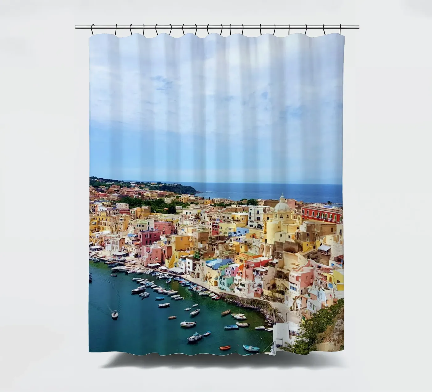 Procida douchegordijn van Massimo Frascogna