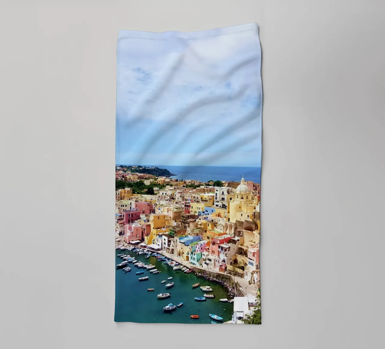 Procida badhanddoek van Massimo Frascogna