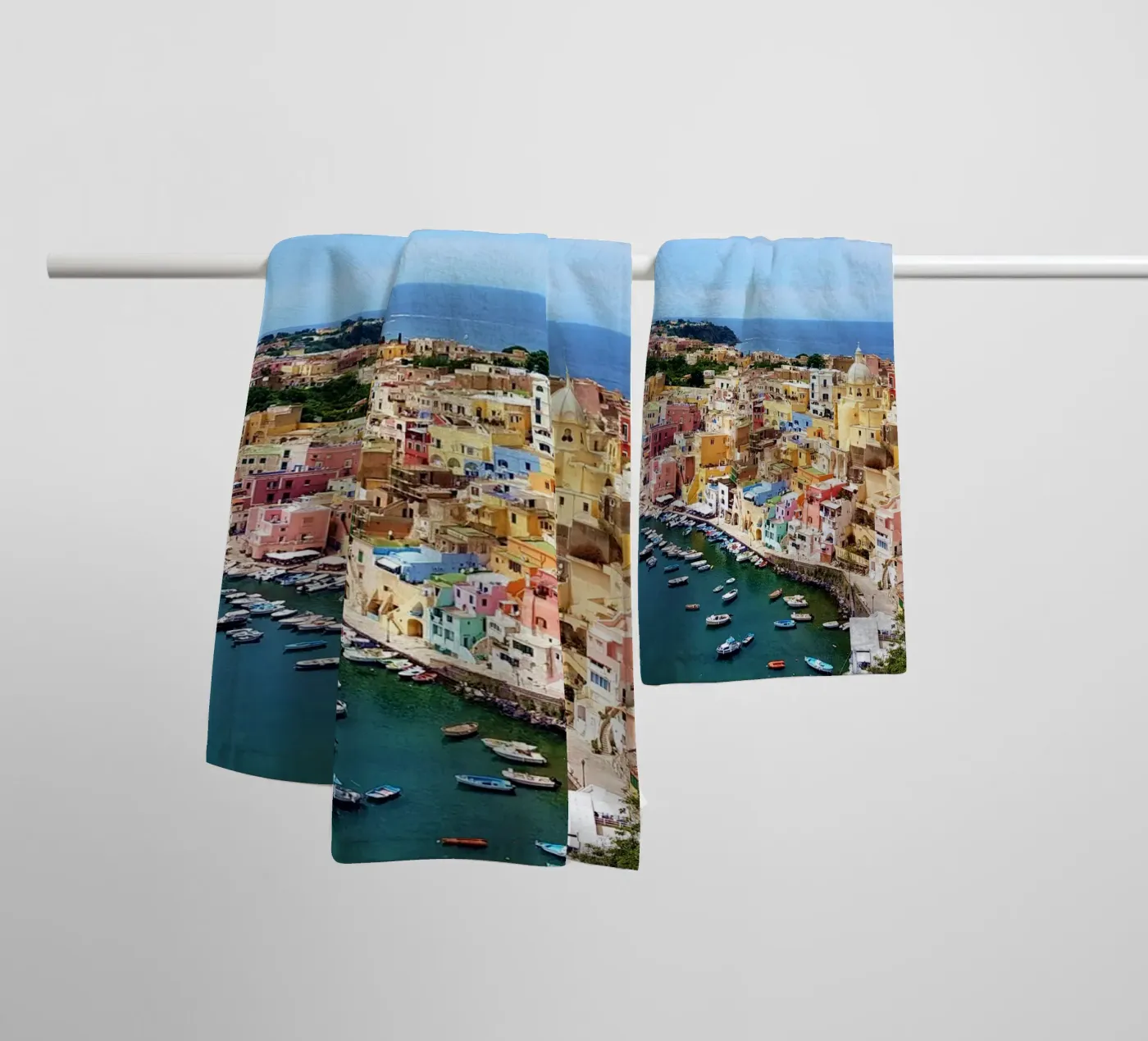 Procida Handtuch von Massimo Frascogna