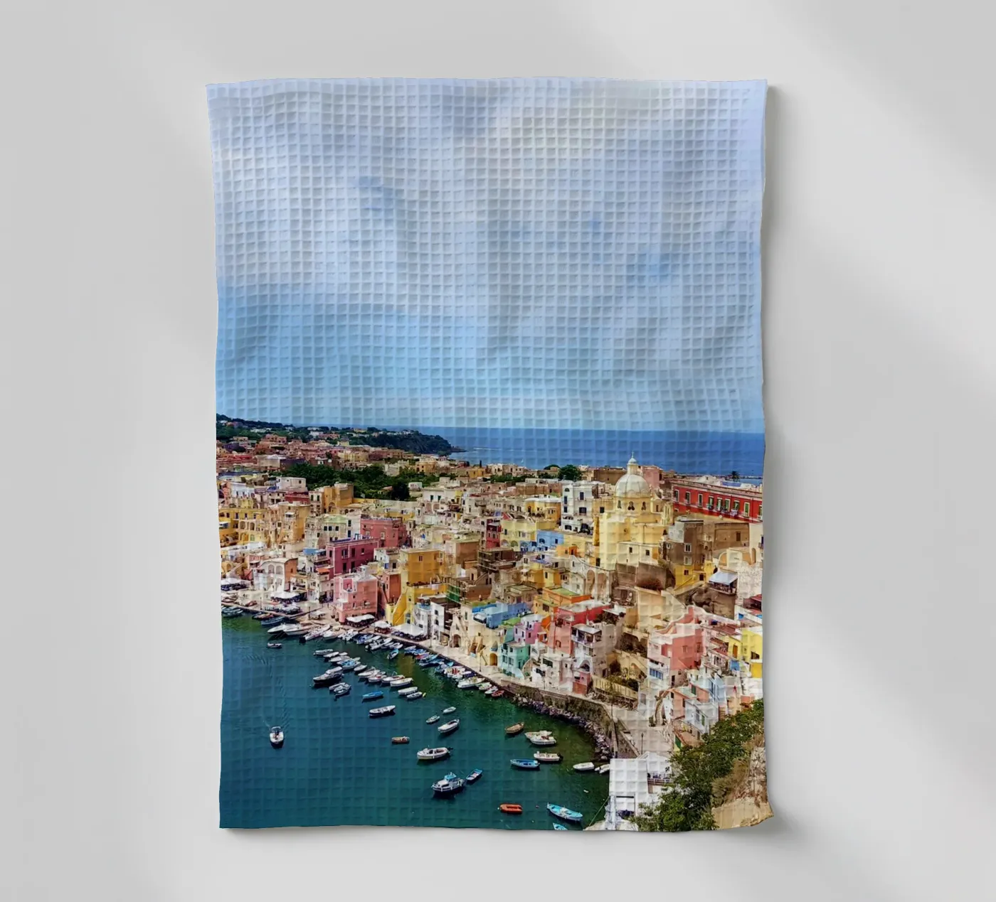 Procida Geschirrtuch von Massimo Frascogna