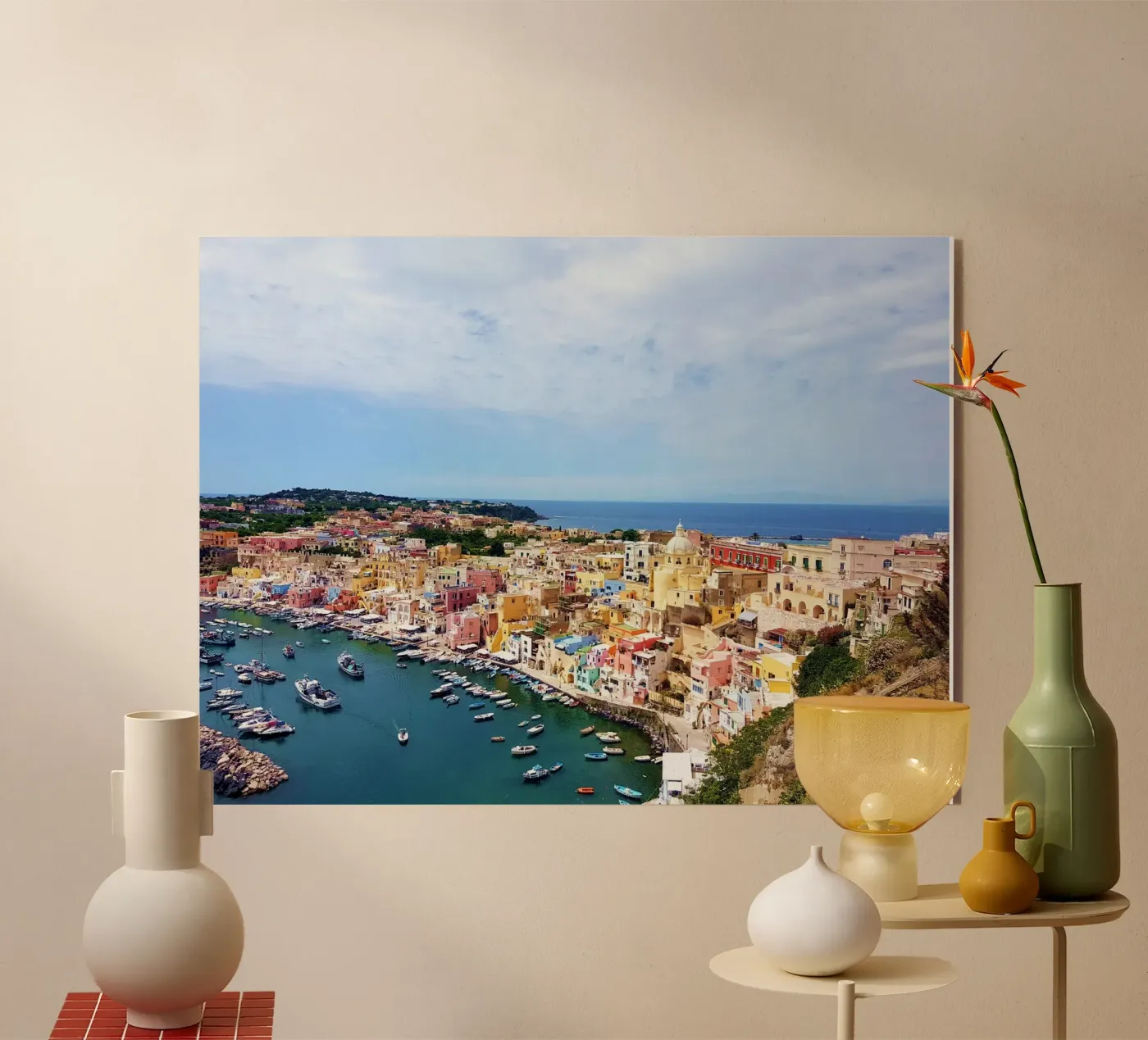 Procida Acryl-Glas von Massimo Frascogna