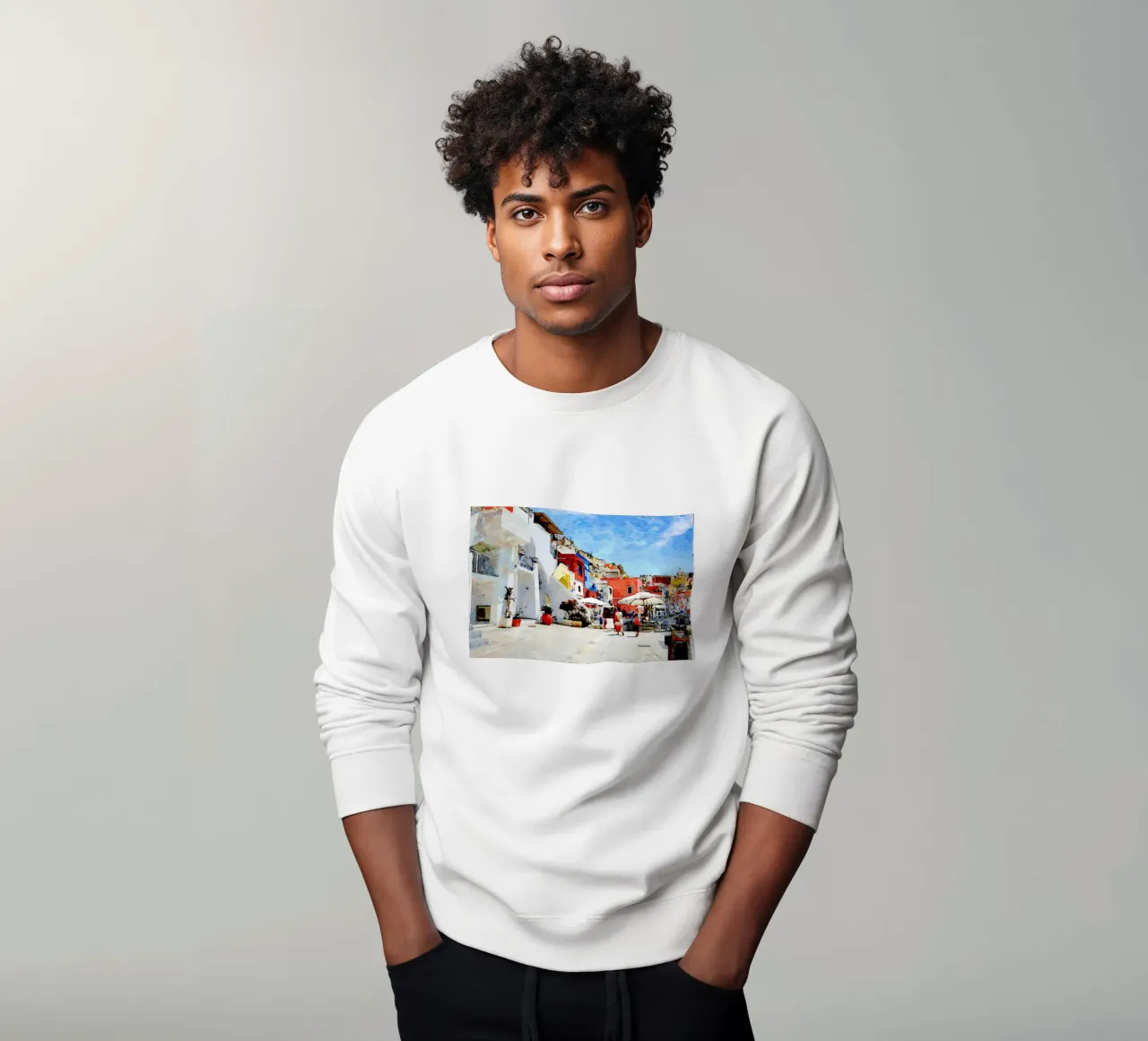 Procida sweatshirt by Massimo Frascogna