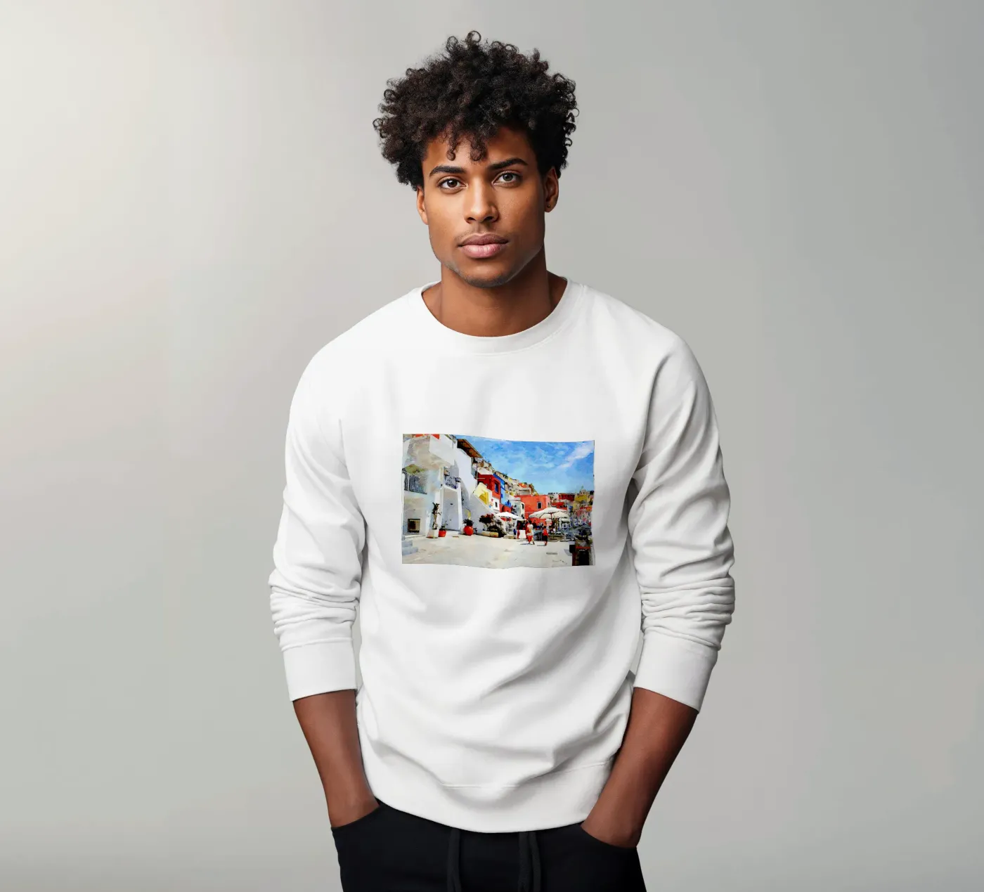 Procida sweatshirt van Massimo Frascogna