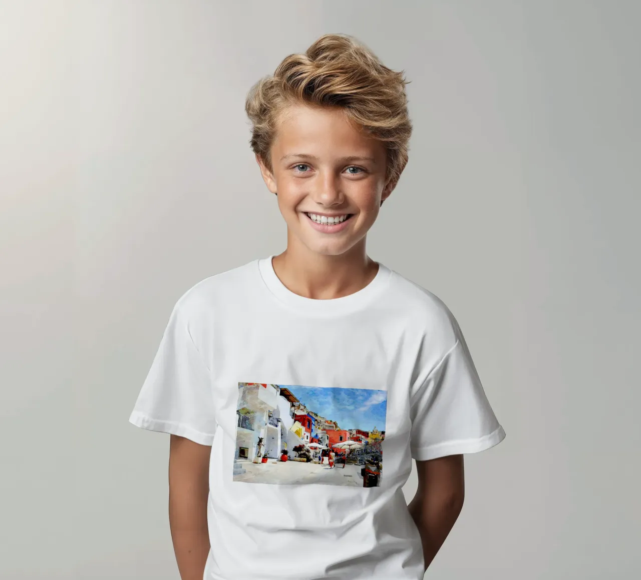 Procida kinder t-shirt van Massimo Frascogna
