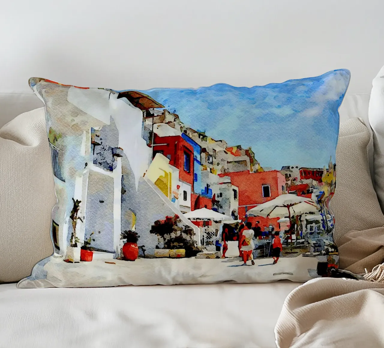 Procida cuscino da Massimo Frascogna