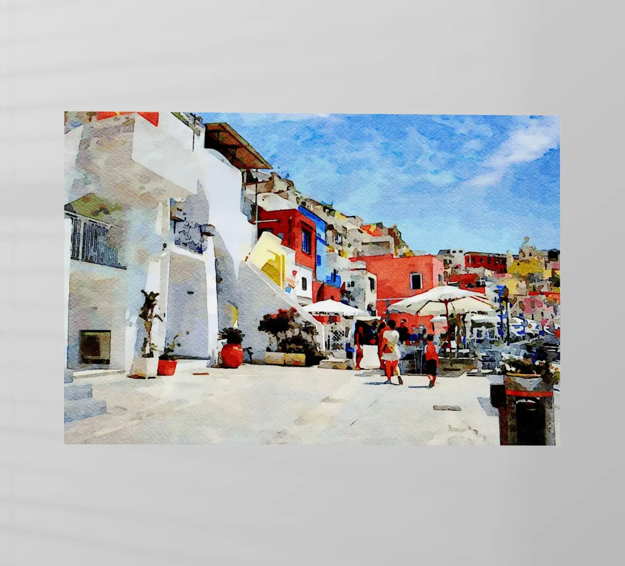 Procida pellicola backlit da Massimo Frascogna