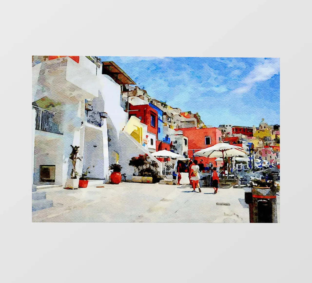 Procida pellicola backlit da Massimo Frascogna