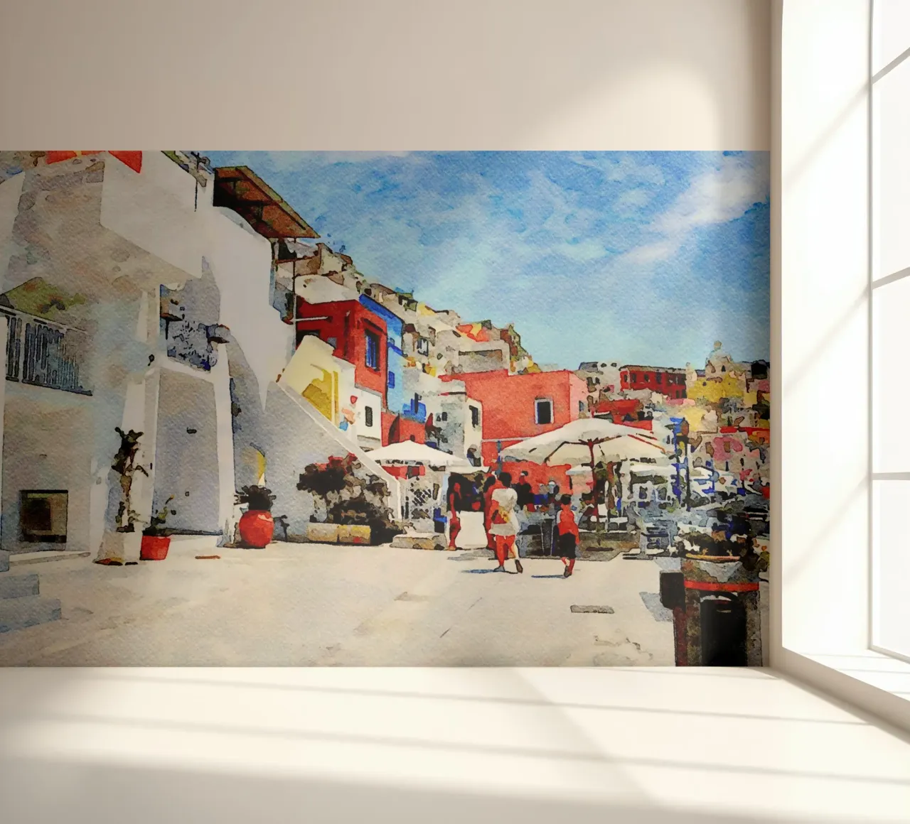 Procida fotobehang van Massimo Frascogna