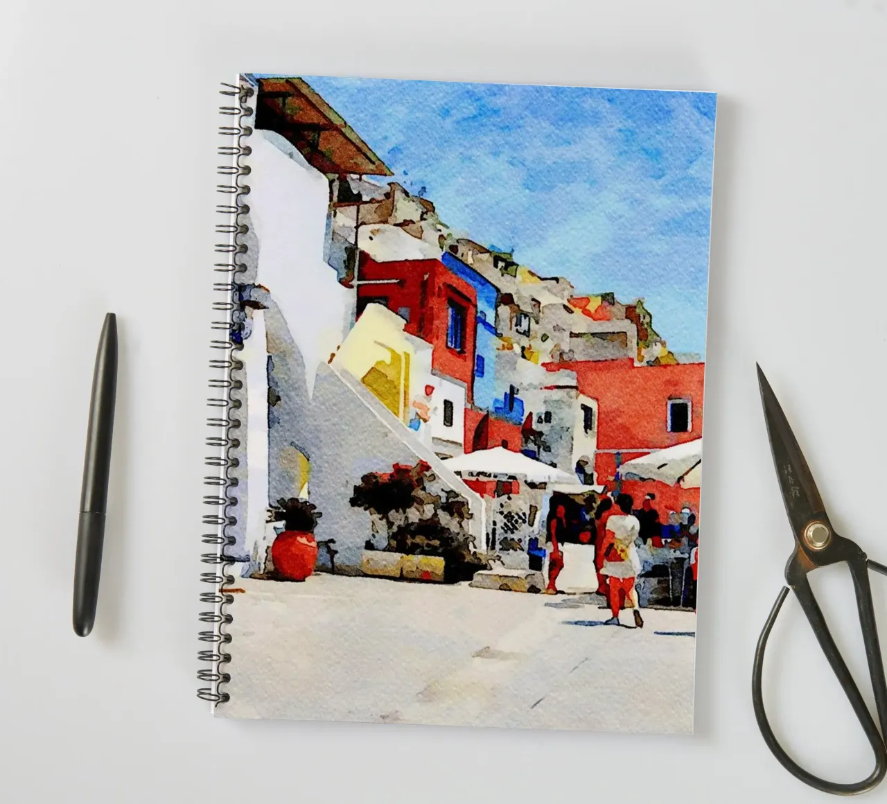 Procida spiral notebook by Massimo Frascogna