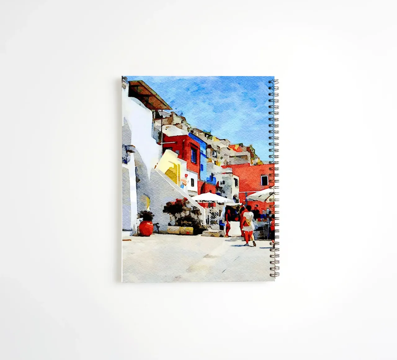 Procida spiral notebook by Massimo Frascogna