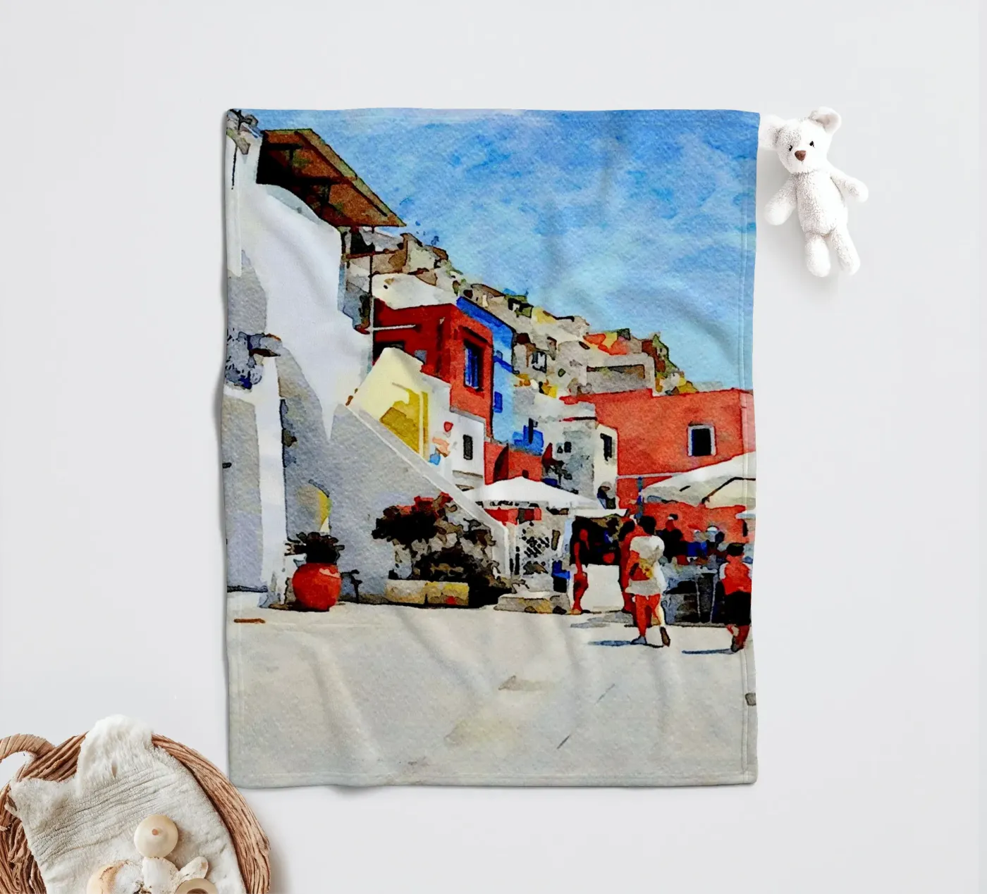 Procida fleece blanket by Massimo Frascogna