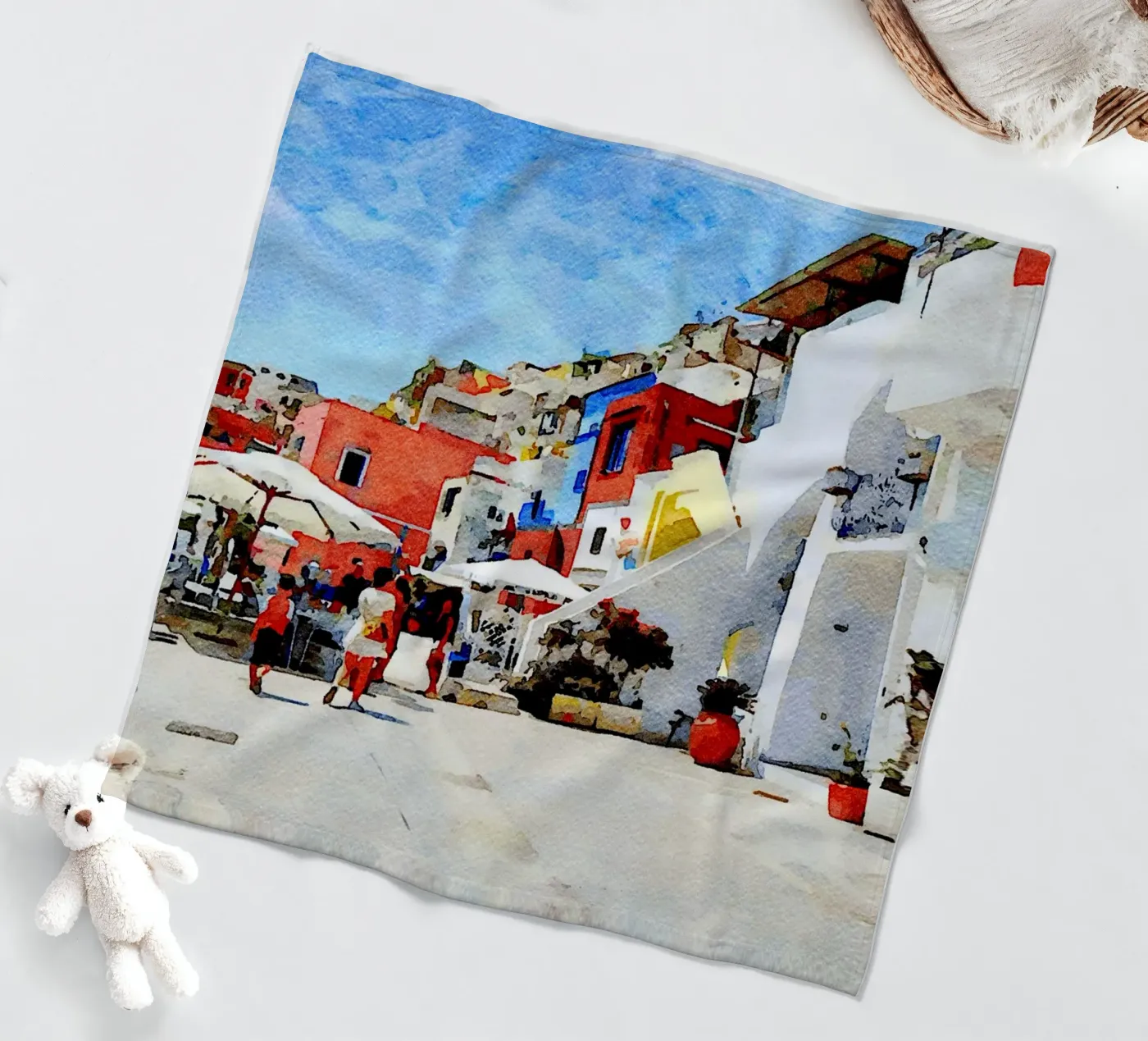 Procida fleece blanket by Massimo Frascogna