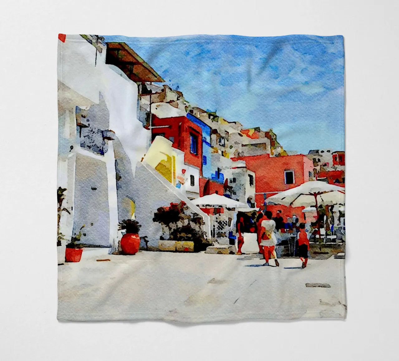 Procida fleecedeken van Massimo Frascogna