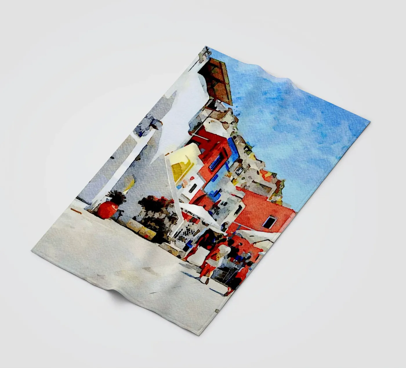 Procida fleece blanket by Massimo Frascogna