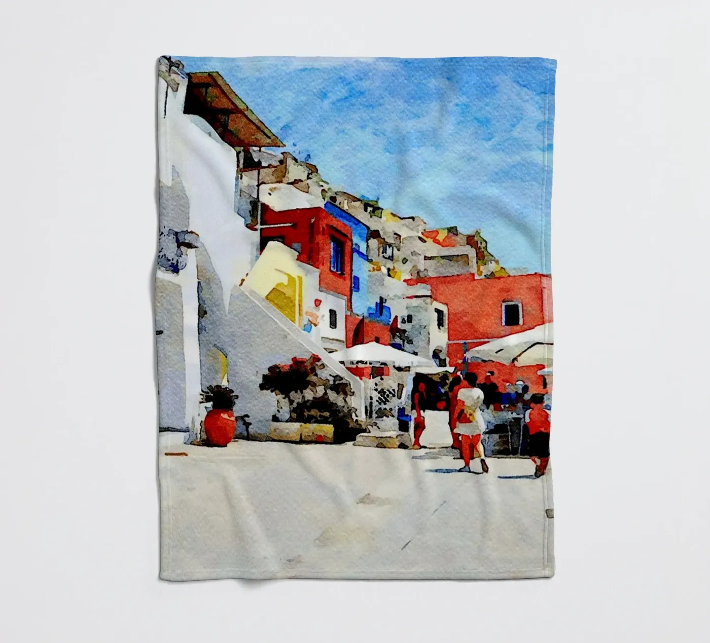 Procida fleece blanket by Massimo Frascogna