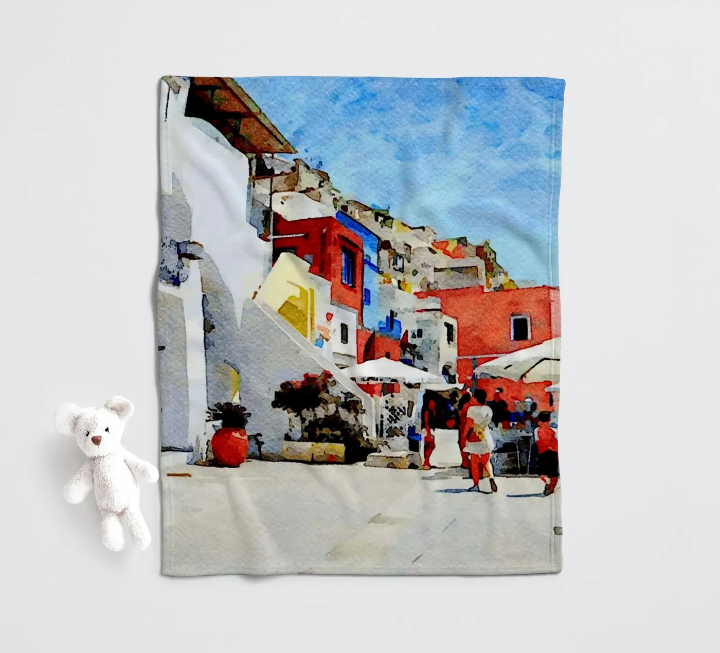 Procida fleece blanket by Massimo Frascogna
