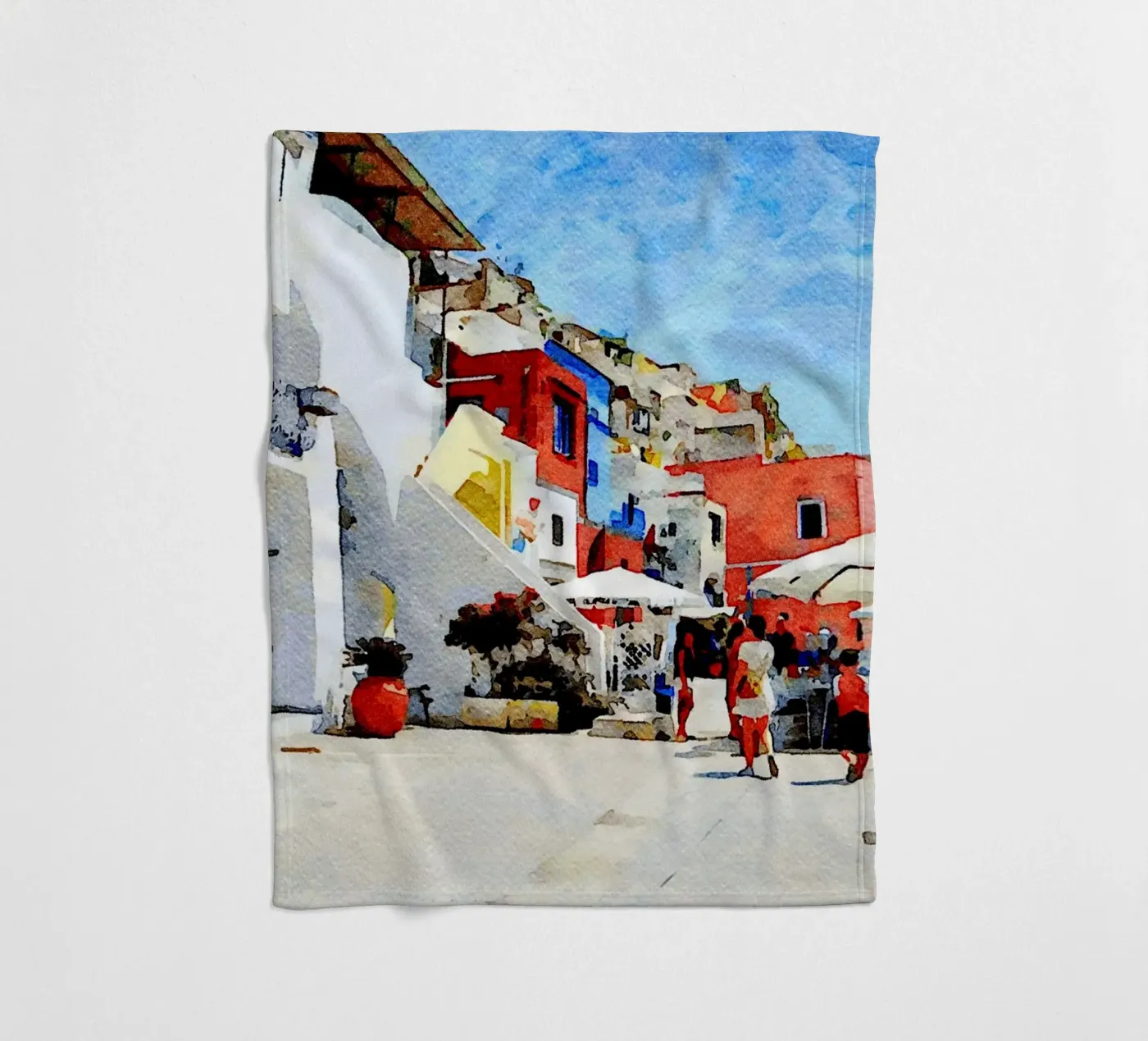 Procida fleece blanket by Massimo Frascogna