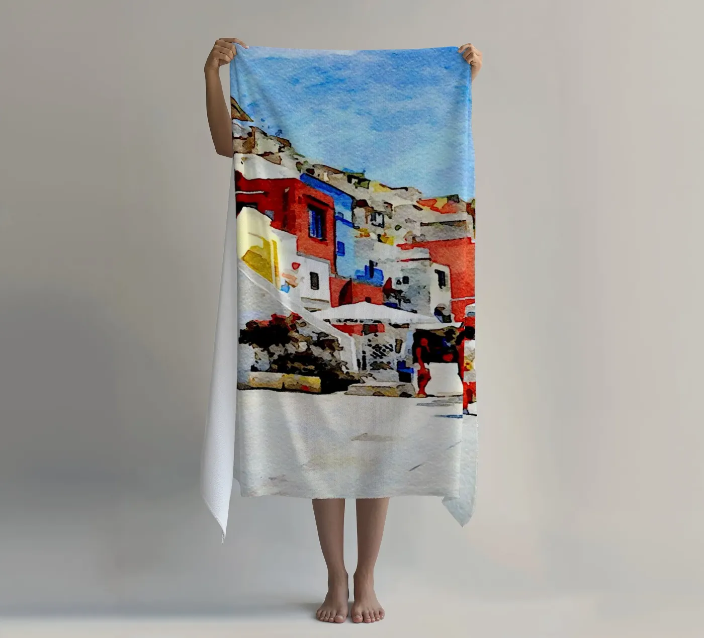 Procida Strandtuch von Massimo Frascogna