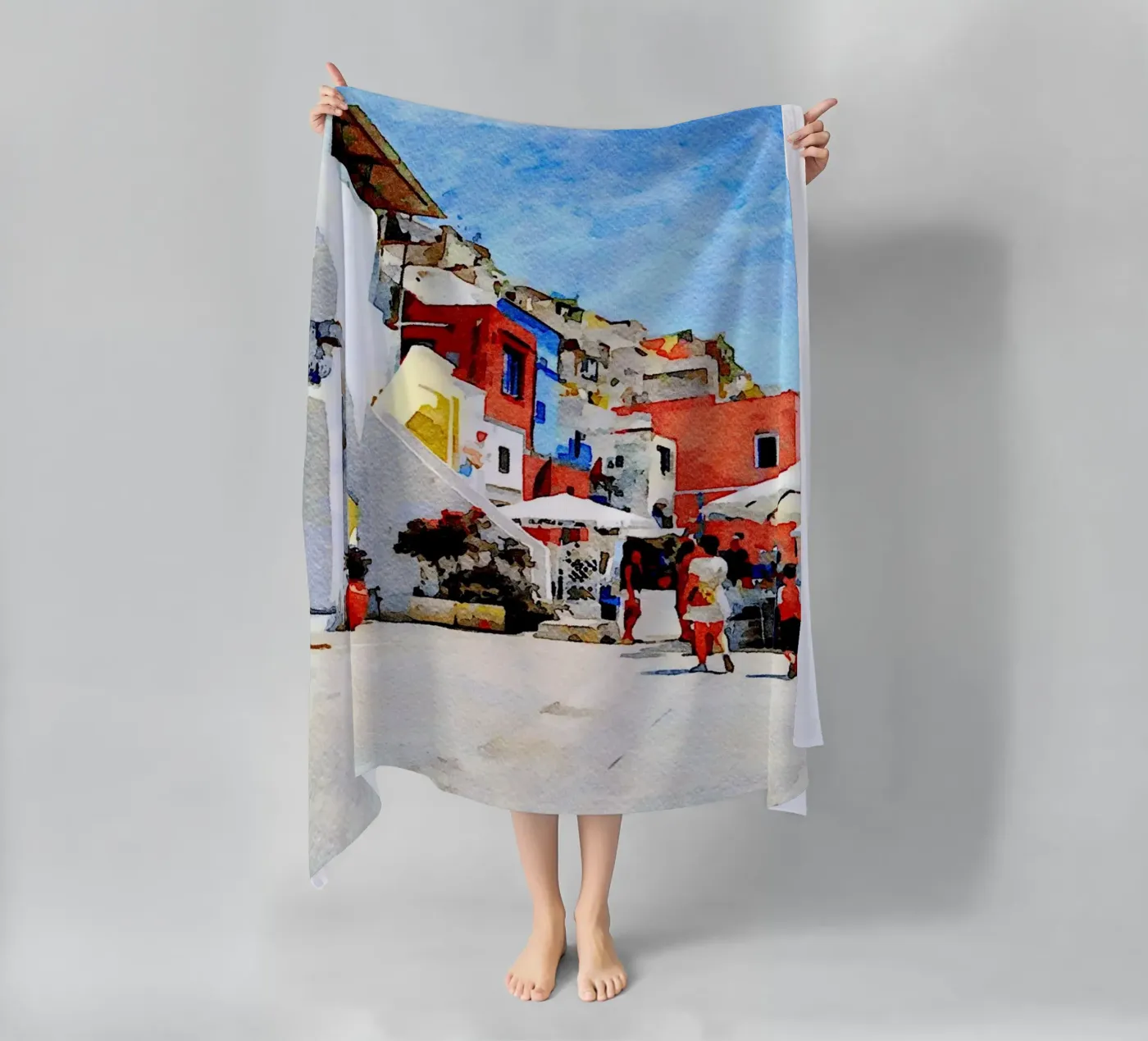 Procida Strandtuch von Massimo Frascogna