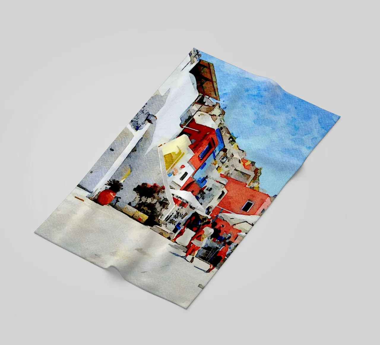 Procida Strandtuch von Massimo Frascogna