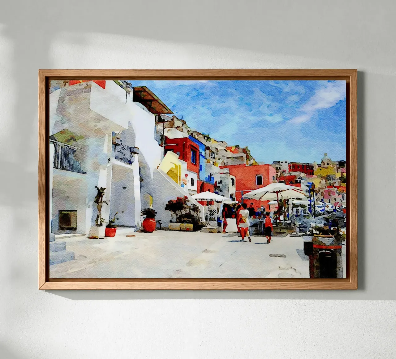 Procida tela da Massimo Frascogna