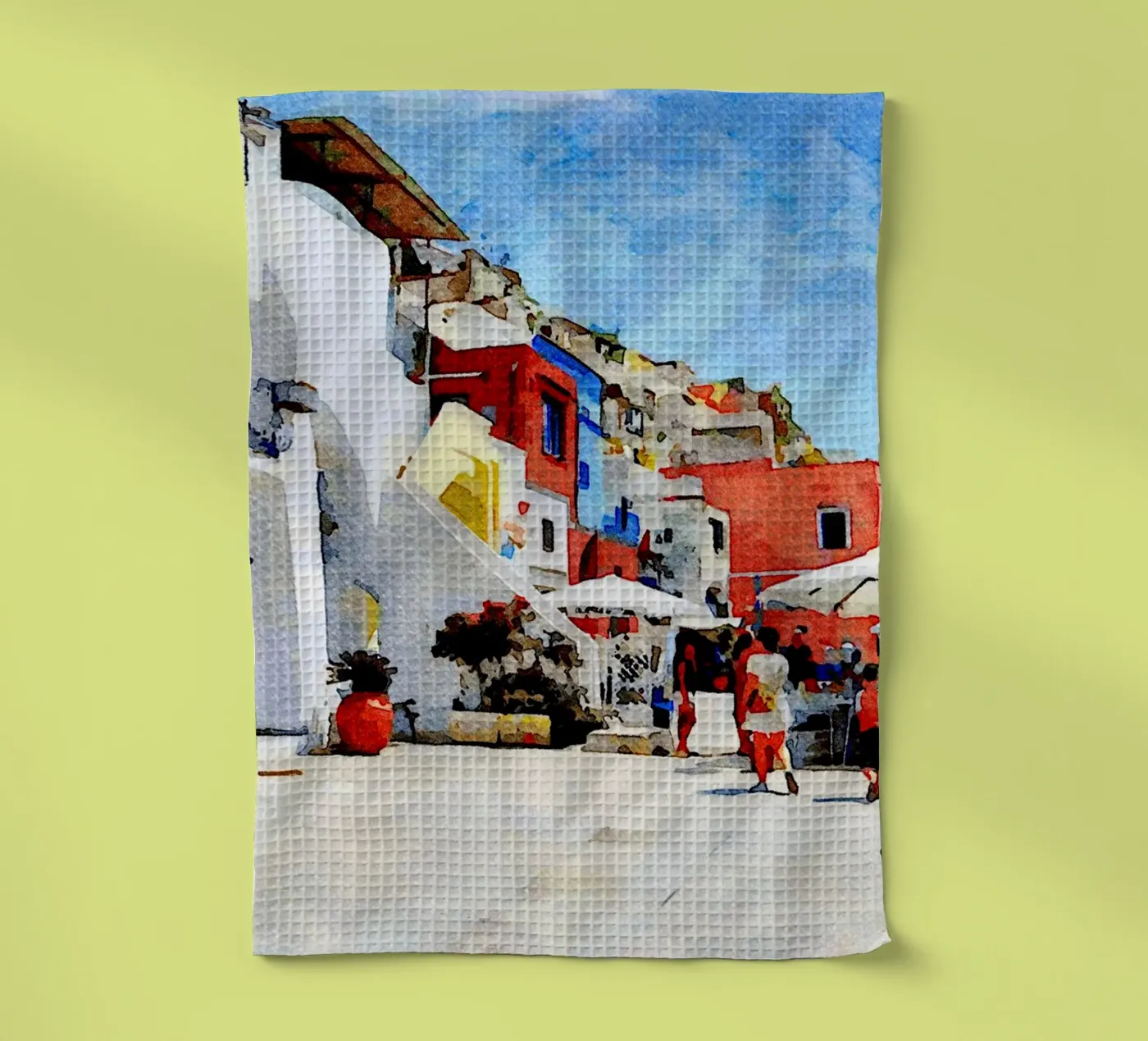 Procida Geschirrtuch von Massimo Frascogna