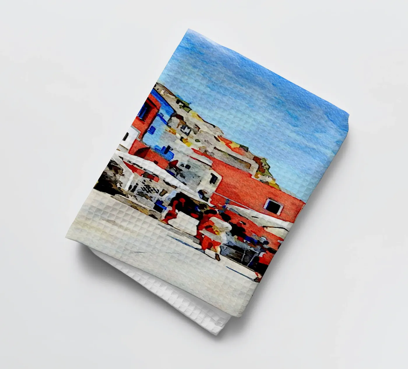 Procida Geschirrtuch von Massimo Frascogna