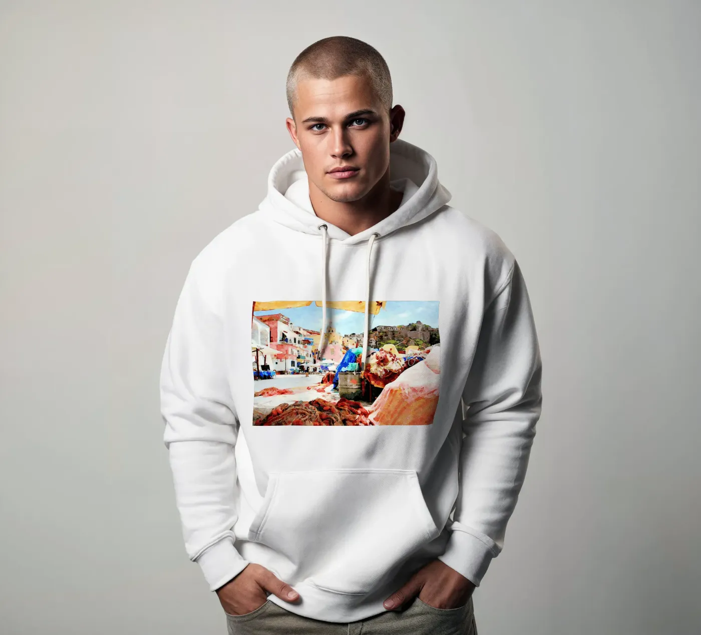 Procida hoodie van Massimo Frascogna