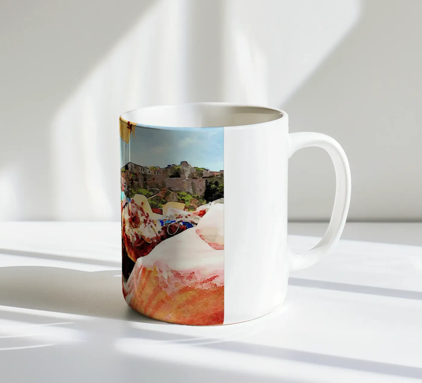 Procida ceramic mug by Massimo Frascogna