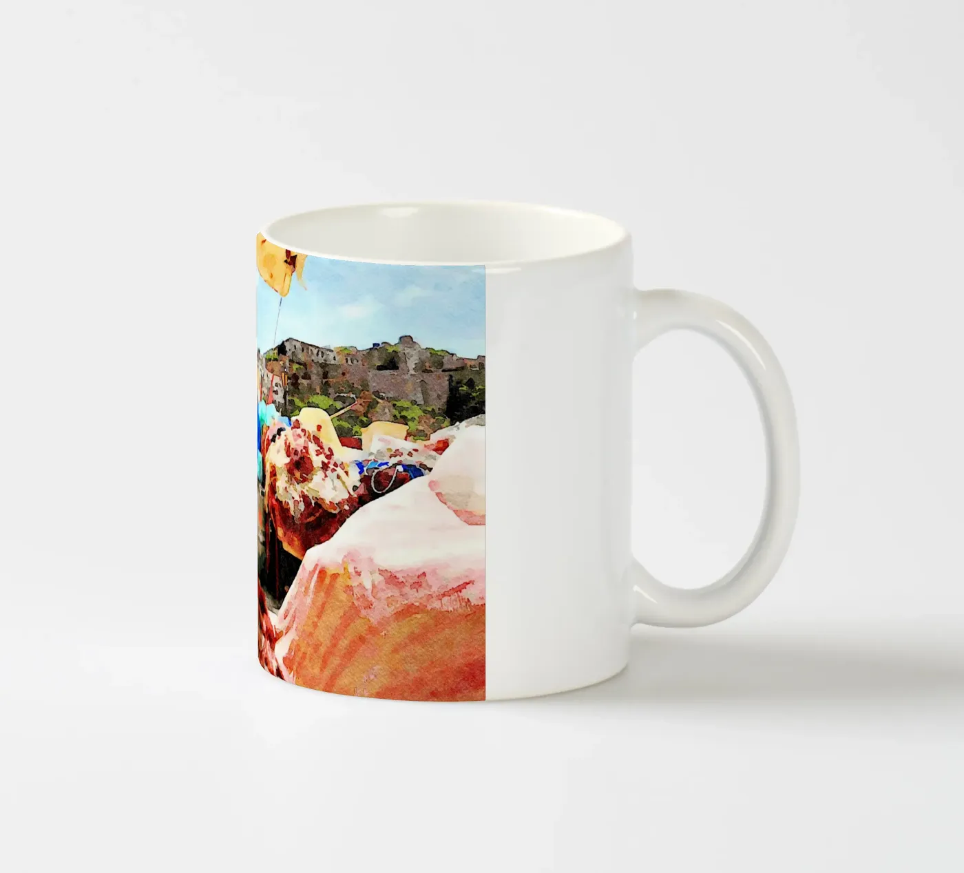Procida ceramic mug by Massimo Frascogna