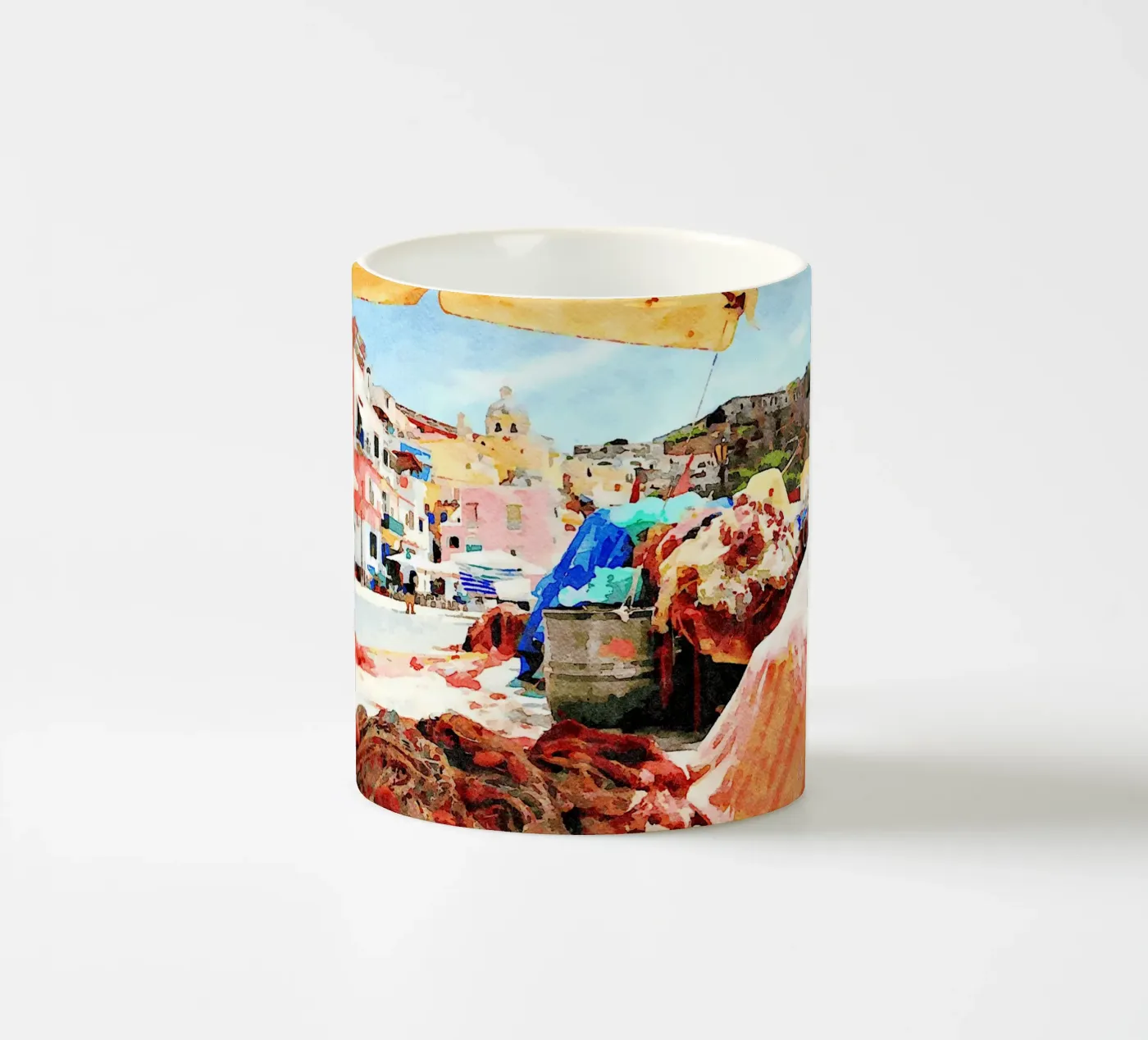 Procida ceramic mug by Massimo Frascogna