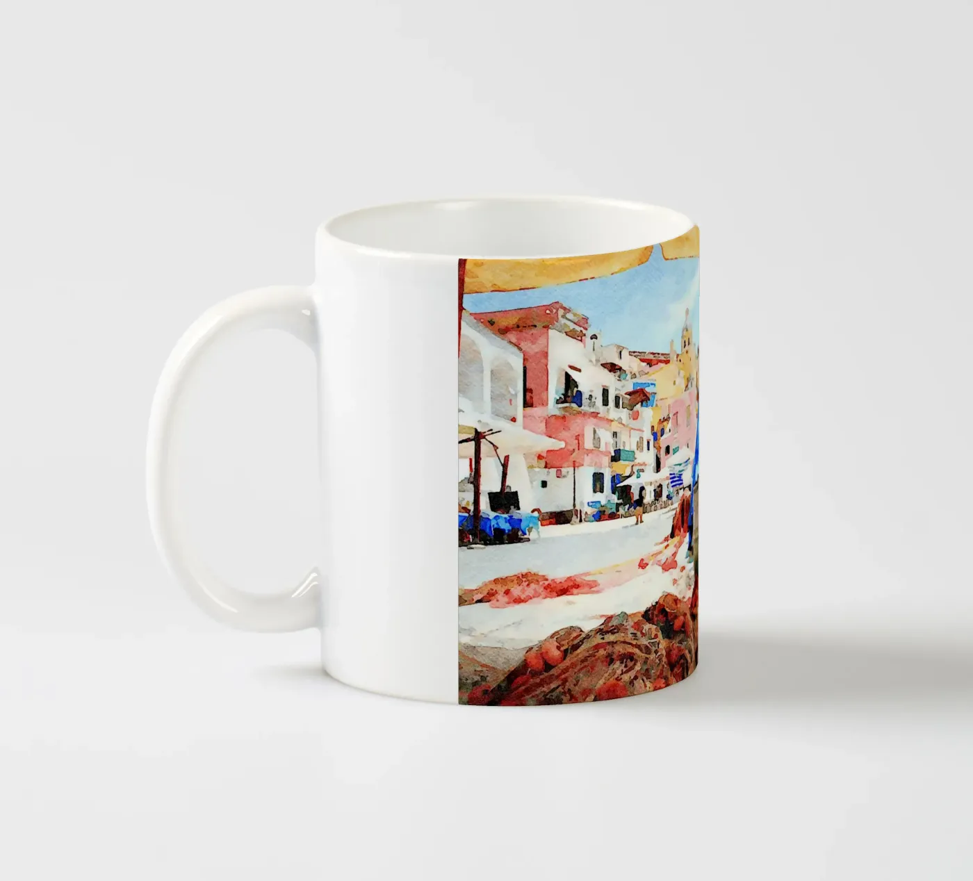 Procida ceramic mug by Massimo Frascogna