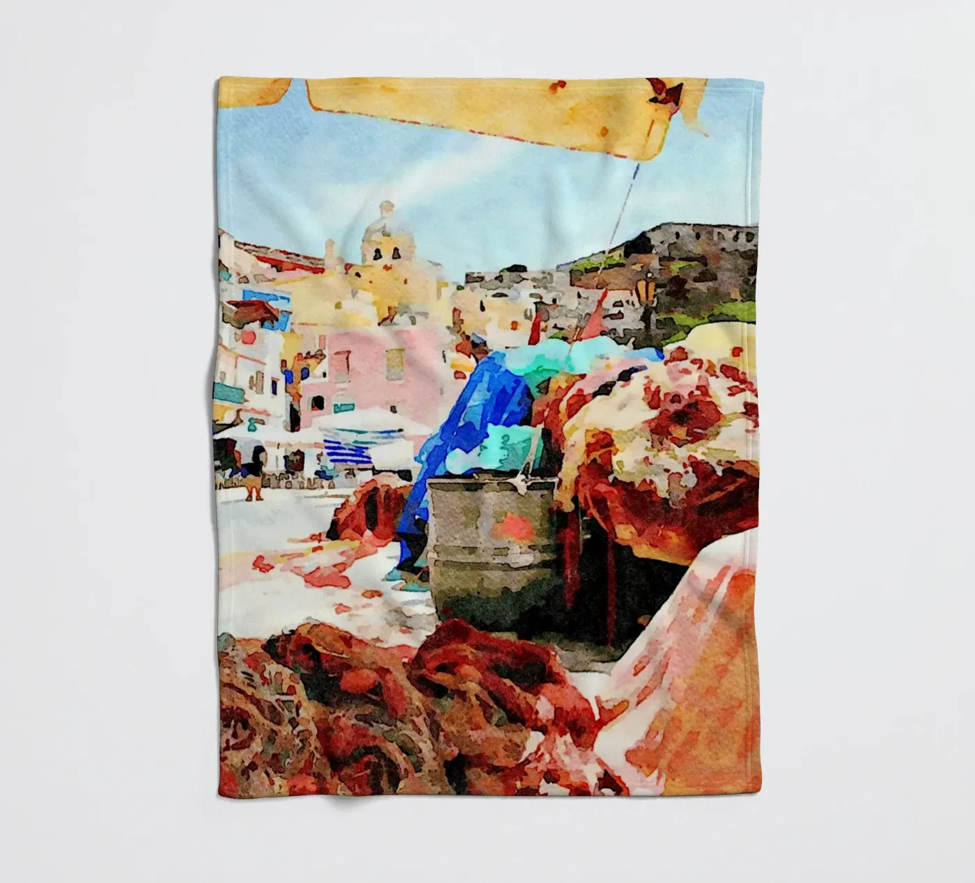 Procida plaid polaire de Massimo Frascogna