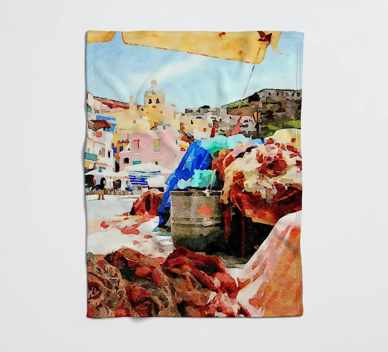 Procida coperta in pile da Massimo Frascogna