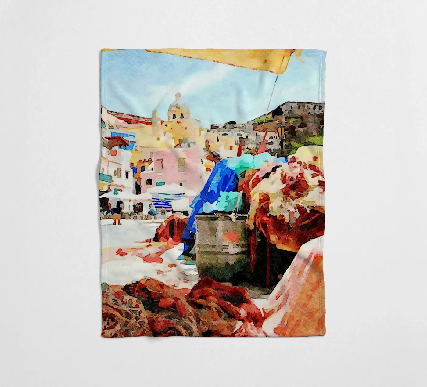 Procida plaid polaire de Massimo Frascogna