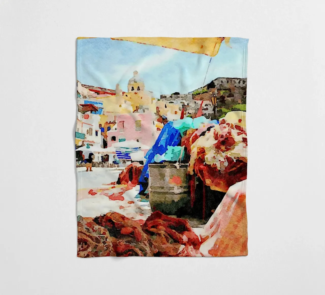 Procida coperta in pile da Massimo Frascogna