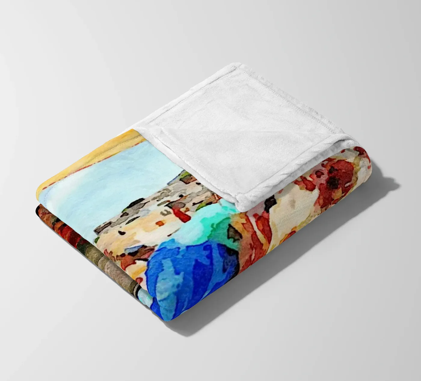 Procida plaid polaire de Massimo Frascogna