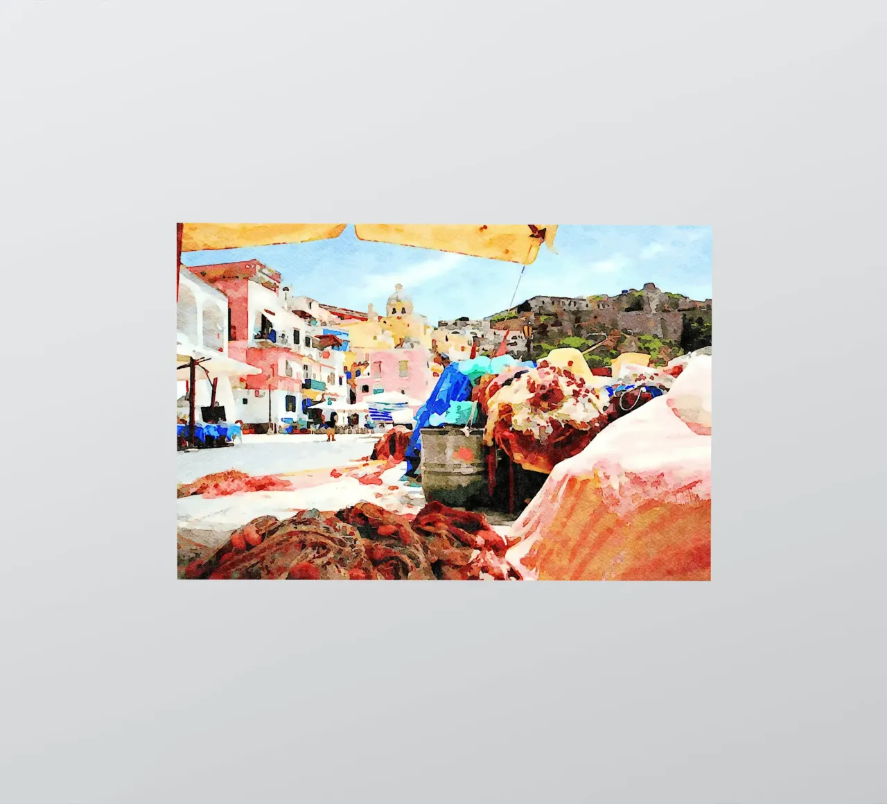 Procida sticker van Massimo Frascogna