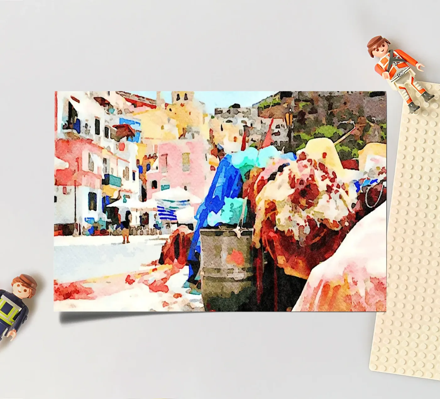 Procida planche autocollant de Massimo Frascogna