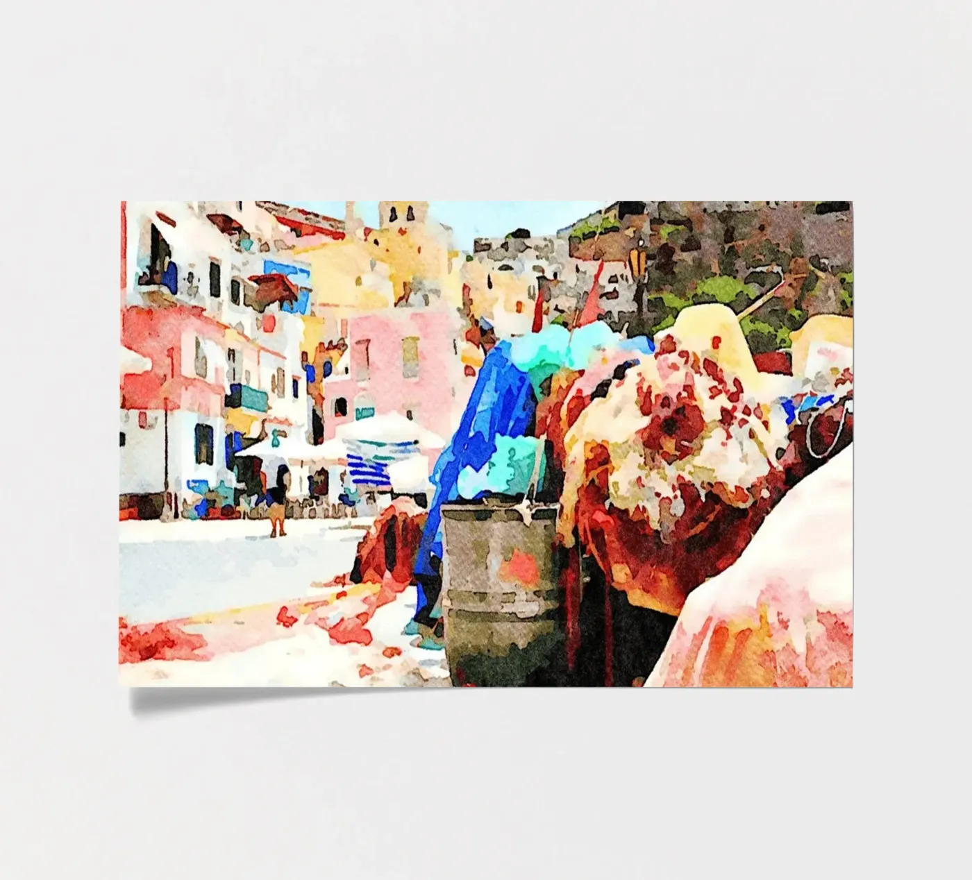 Procida stickervel van Massimo Frascogna