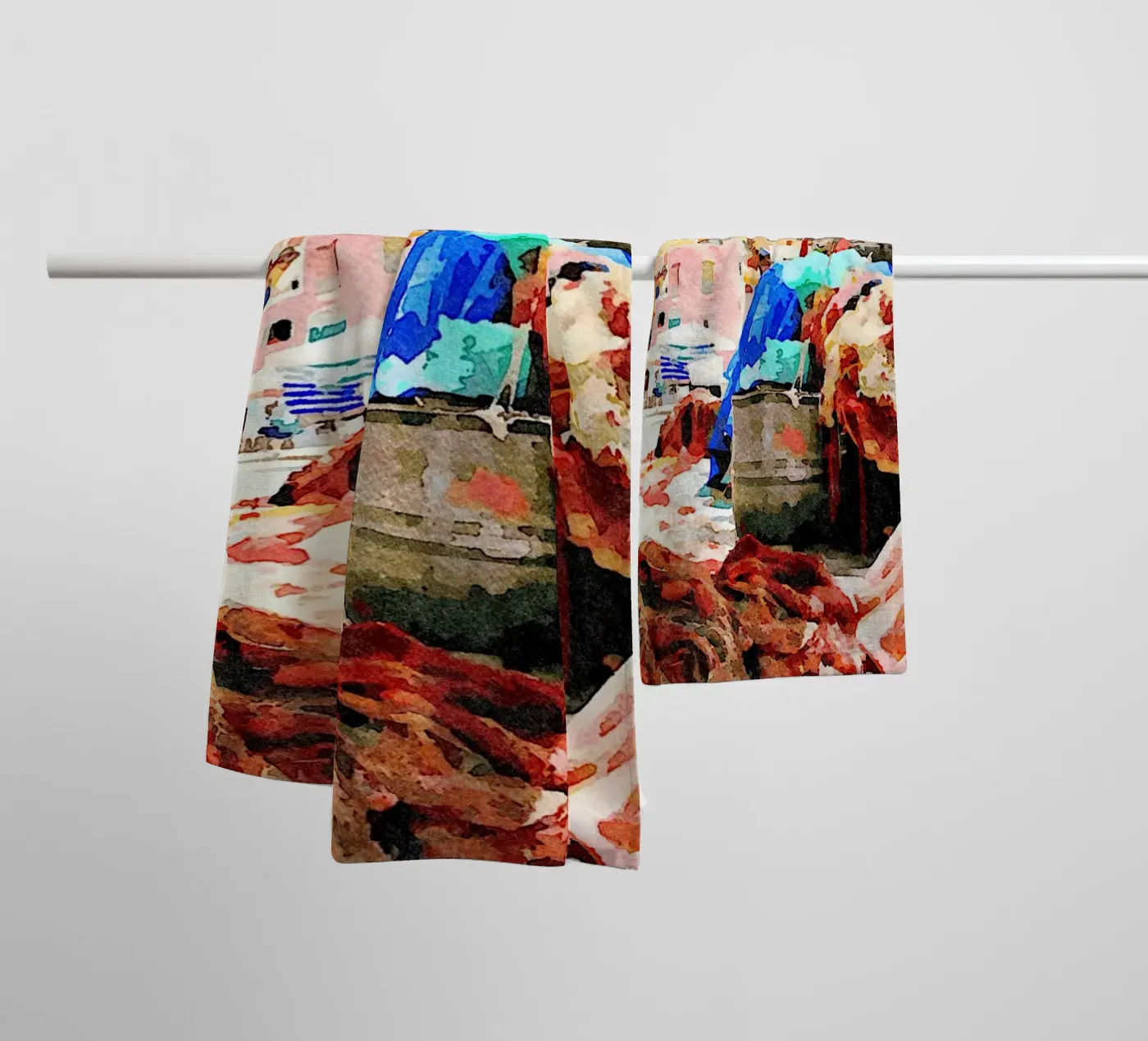 Procida badhanddoek van Massimo Frascogna