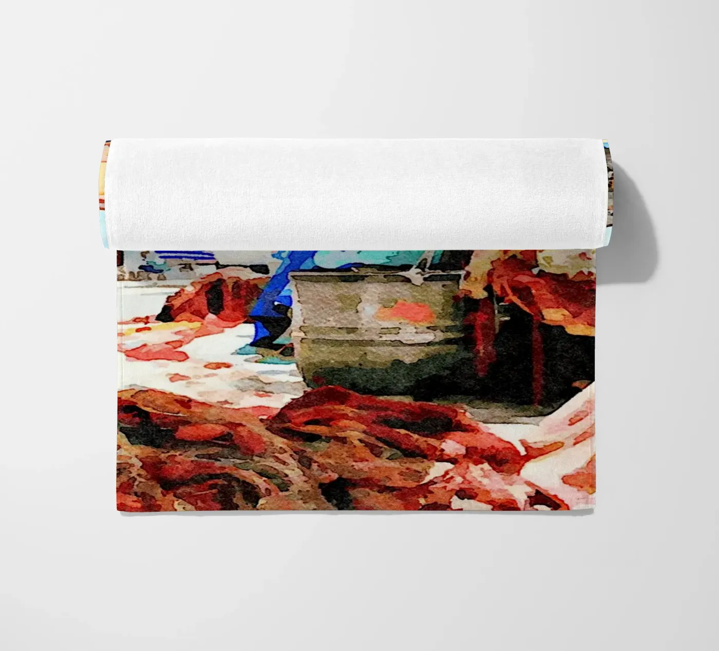 Procida Strandtuch von Massimo Frascogna
