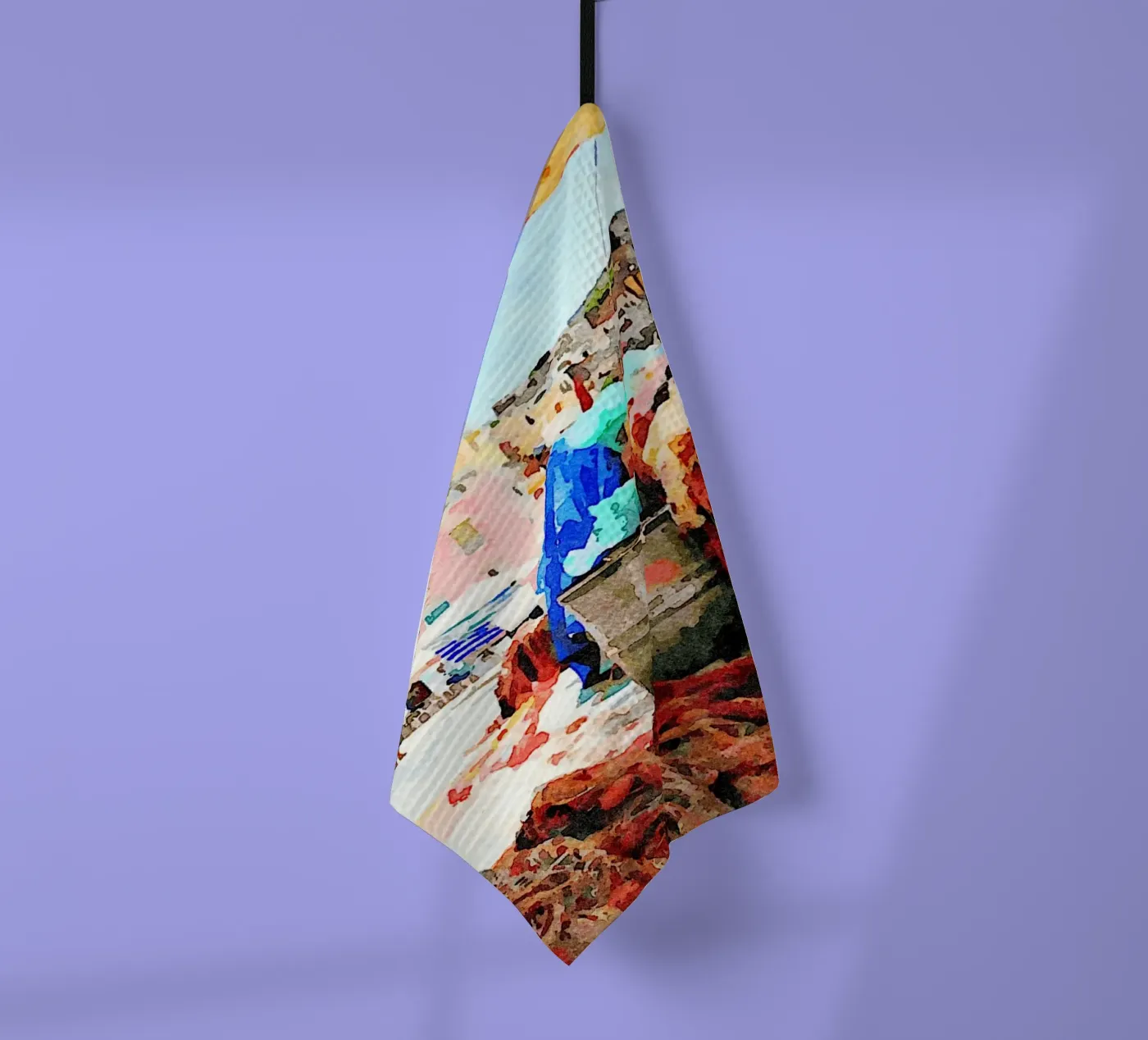 Procida Geschirrtuch von Massimo Frascogna