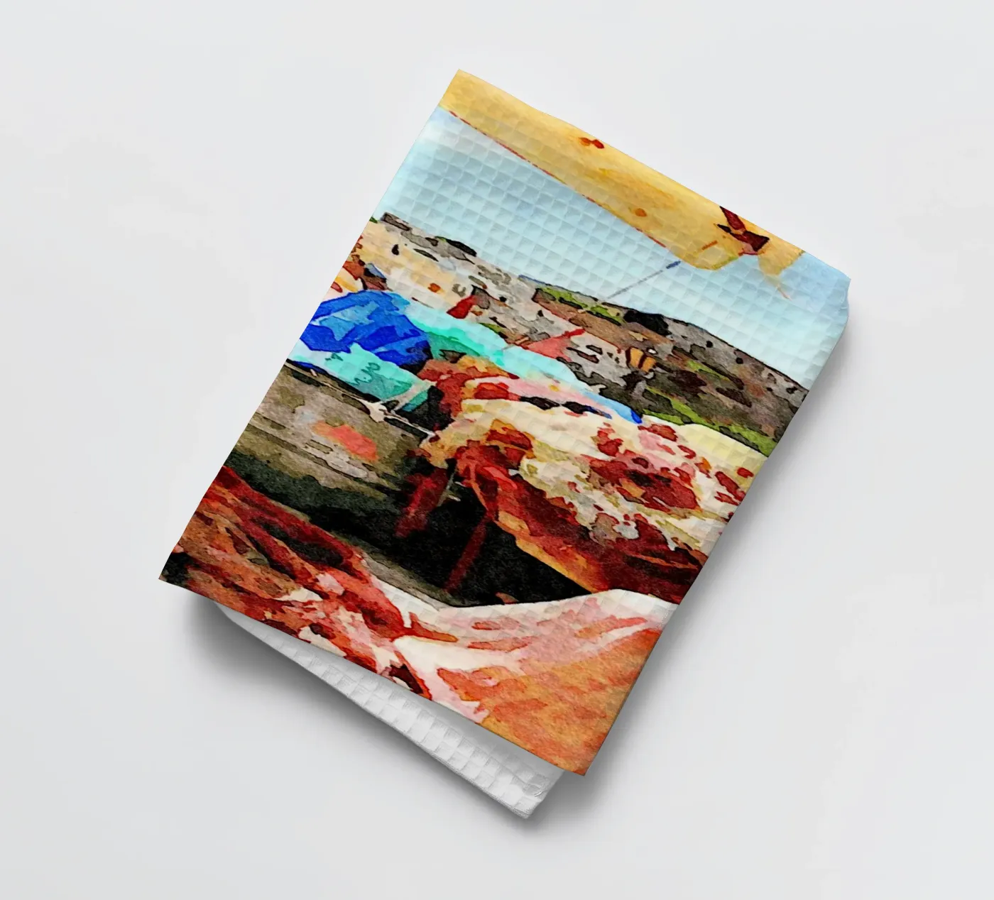 Procida Geschirrtuch von Massimo Frascogna