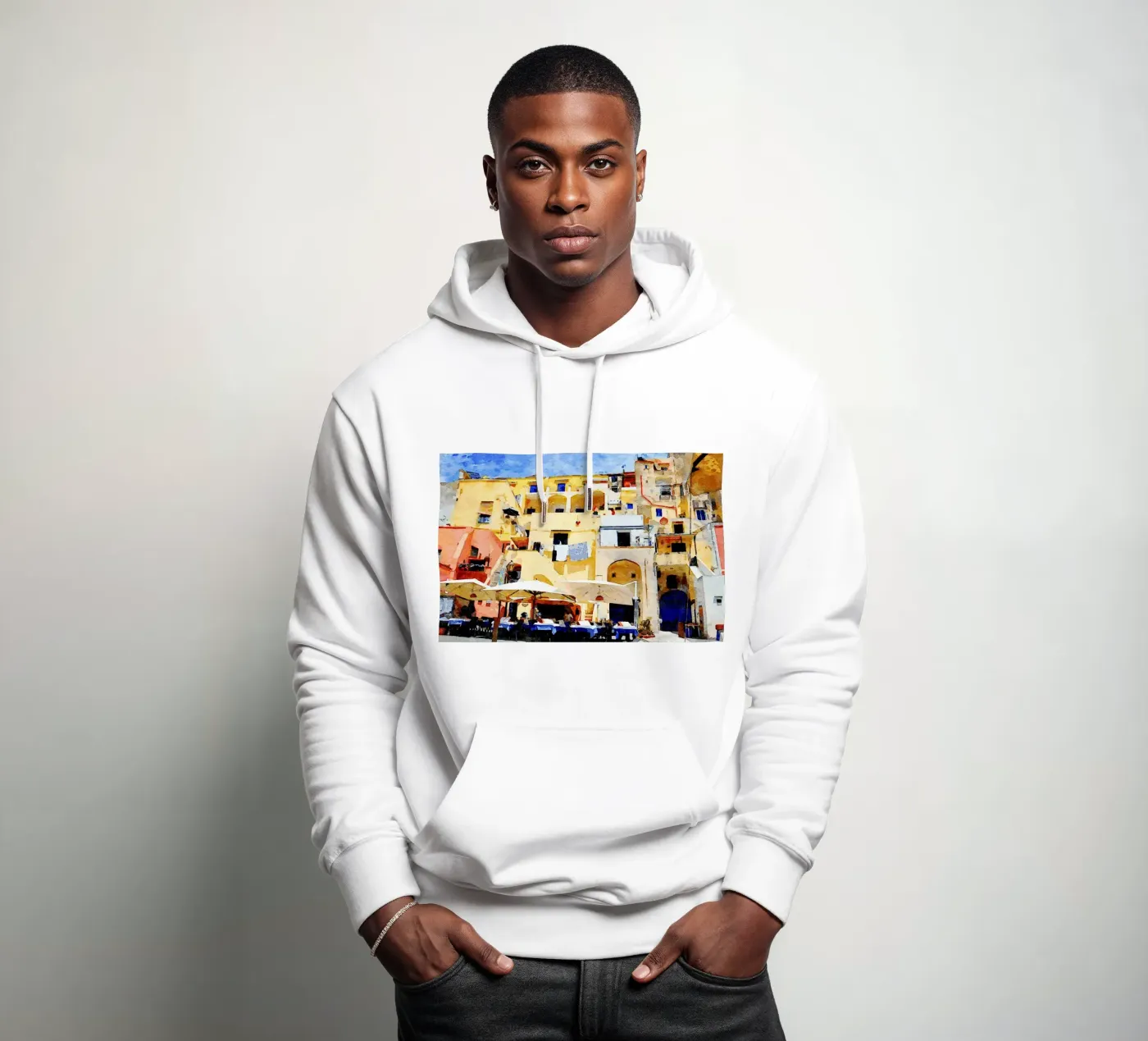 Procida hoodie by Massimo Frascogna