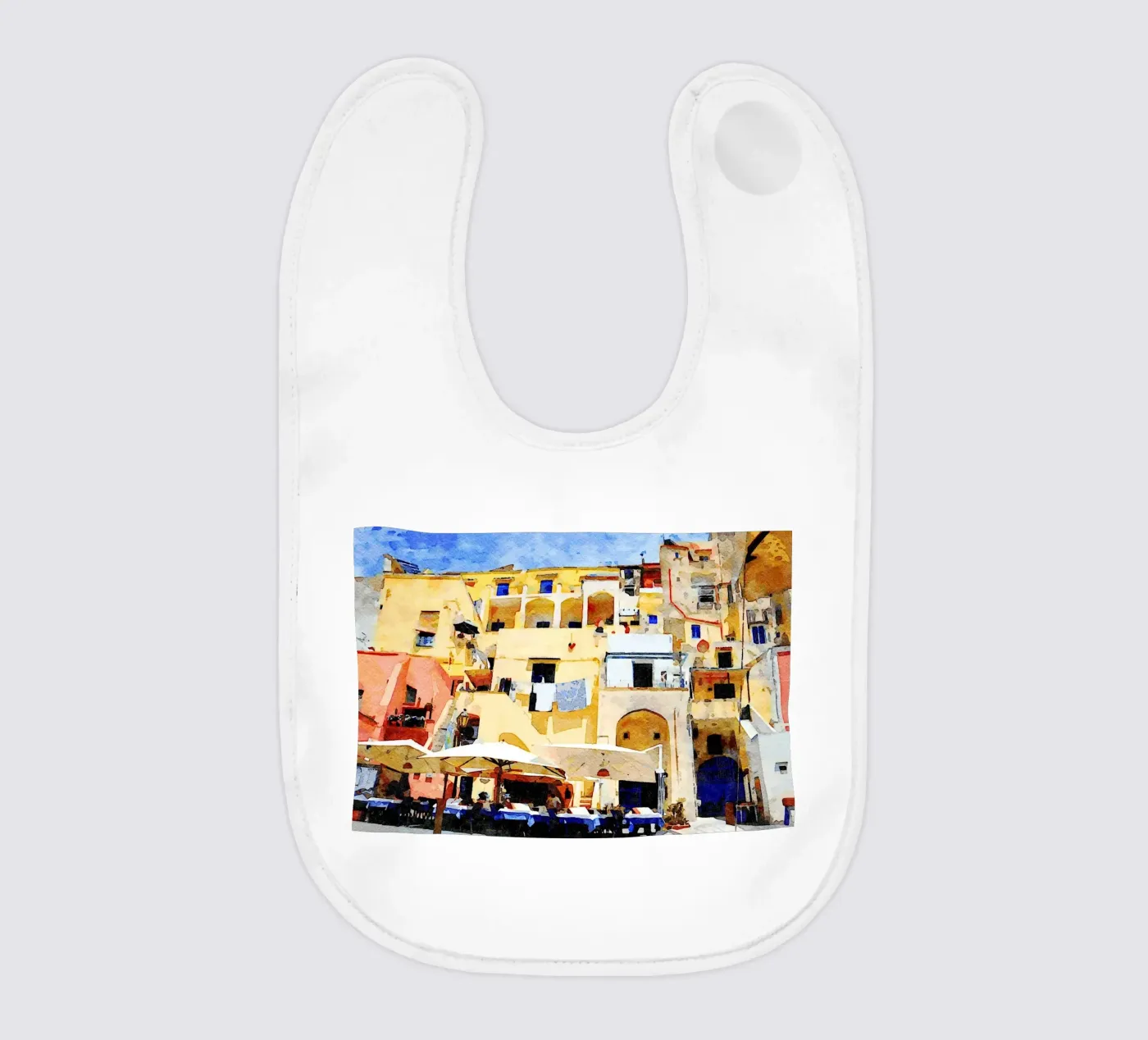 Procida baby slabbetje van Massimo Frascogna
