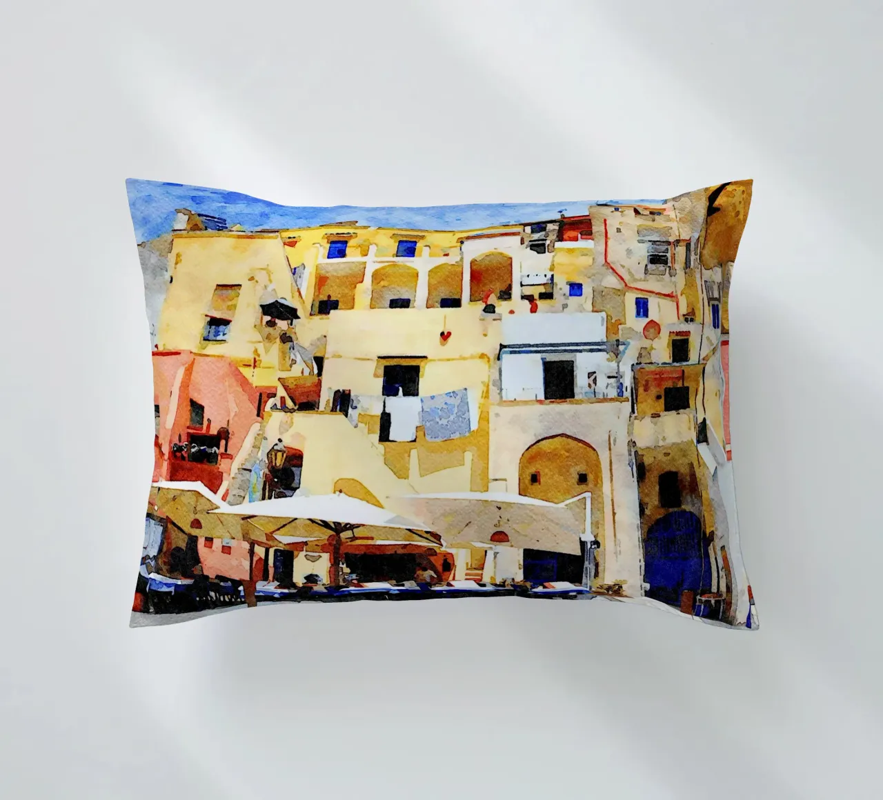 Procida cuscino da Massimo Frascogna
