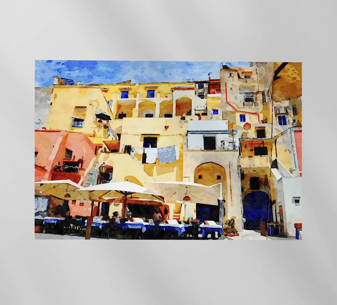 Procida pellicola backlit da Massimo Frascogna