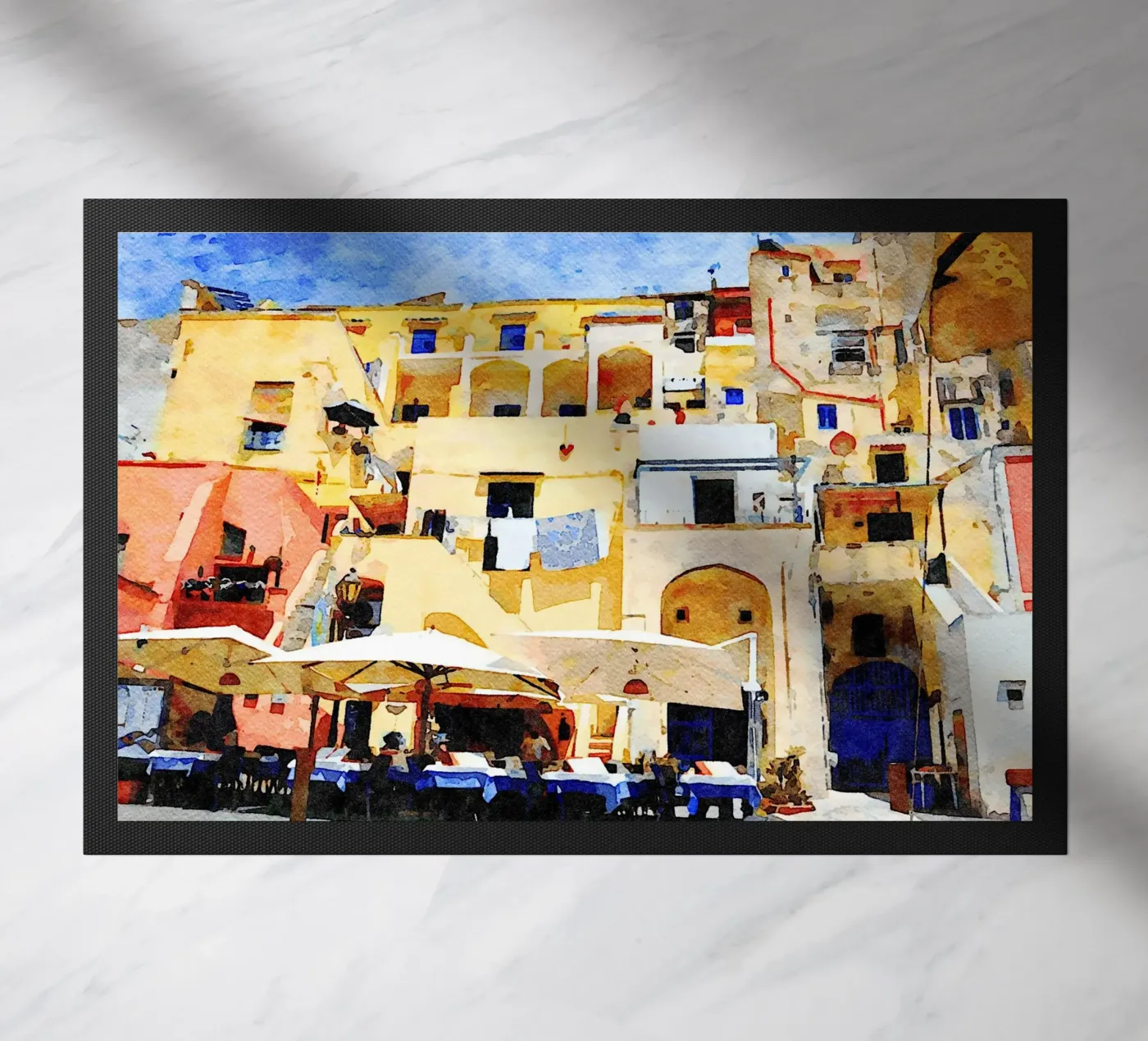 Procida Fußmatte von Massimo Frascogna